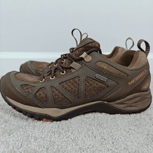 Merrell Siren Sport Hiking Trail Waterproof Running shoe Slate Brown-LIKE NEW